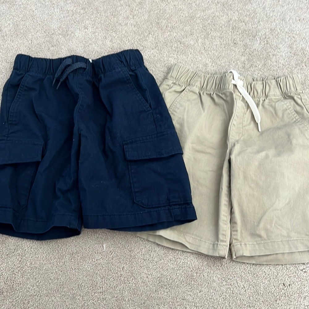 Old navy shorts.  Sold as set. 1 khaki/1 navy